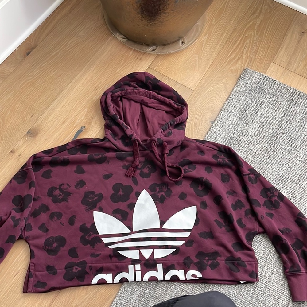 Adidas crop hoodie